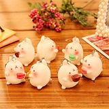 韩国创意可爱土豆兔汽车装饰 兔子钥匙扣情侣包包小挂件卡通挂饰