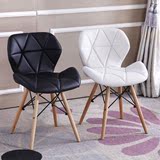 GA现代简约舒适休闲椅创意设计师蝴蝶椅特价家用靠背椅pu皮质椅子