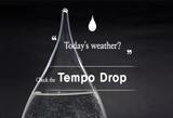 日本直邮TEMPO DROP天气预报显示預報瓶子水滴形天气预测器