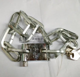 铁链锁链子锁0.8米、1.2米防盗加粗电瓶车摩托车链条锁 玻璃门锁