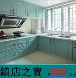 杭州整体橱柜组合厨房厨柜定做现代简约灶台柜地中海模压烤漆门板