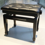德国哈罗德钢琴实木琴凳 升降钢琴琴凳 双人黑色单人钢琴凳包邮