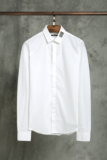 2015秋季新品 华裔设计师个性刺绣衣领丝光棉 男士长袖 衬衫