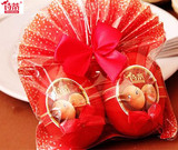 4粒 诗蒂喜糖巧克力代可可脂祝福宝宝庆生满月礼盒结婚双蛋形包装