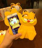 加菲猫iPhone6 6s plus立体3D硅胶手机壳苹果6 4.7寸5s卡通保护套
