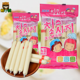 韩国进口零食品ZEK芝士鳕鱼肠 婴儿宝宝鱼肠 开袋即食105克7根装
