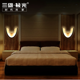 三雄极光壁灯星月床头灯具卧室过道创意灯饰简约现代欧式小夜灯