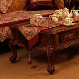 欧式桌旗桌垫高档奢华北欧餐桌装饰布长条布艺客厅美式茶几垫旗布