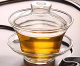 加厚玻璃功夫茶盖碗 大号纯手工泡茶三才碗盖子茶具 日式茶杯茶碗