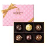 日本代购GODIVA歌帝梵慕斯粉色限量礼盒巧克力6粒装
