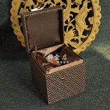 10立方高档木制锦盒瓷器玉器古玩礼品盒 景泰蓝罐子瓶子工艺品盒