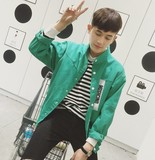 2016森马新款男士旗舰店春季外穿外套纯色男士青春流行韩版夹克