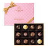 日本代购GODIVA歌帝梵慕斯粉色限量礼盒巧克力12粒装