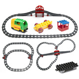 托马斯轨道套装 高架桥积木拼插轨道玩具组合零配件 电动火车头