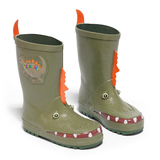 kidorable外贸原单进口儿童学生防滑橡胶雨鞋卡通恐龙男童雨靴
