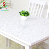 白色透明pvc软玻璃桌布防水塑料纯色台布长方形茶几垫餐桌垫胶垫