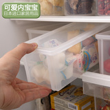 日本进口inomata厨房塑料筷子收纳盒 餐具盒卫生翻盖筷架 面条盒
