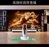大型壁画壁纸墙纸电视沙发背景敦煌莫高窟飞天仙女瑜伽馆佛教舞女