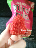 日本代购大颗有机整颗冻干草莓无农药杀虫剂无糖化学添加婴儿儿童
