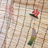 木西 日本 日式和风 江户玻璃透明风铃 樱花 金鱼 招财 玻璃风铃