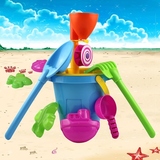 小孩幼儿宝宝玩沙工具大号沙滩桶套装加厚儿童沙滩玩具带铲子沙漏