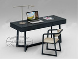 黑橡木书桌钢琴烤漆书桌烤漆电脑桌现代简约老板办公桌写字台特价