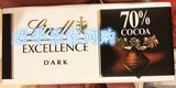5块包邮 Lindt 瑞士莲黑巧克力薄片 特级70%可可黑巧克力排装生日