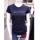 SARINA韩国代购直邮Calvin Klein柜正品16新款CK女短袖T恤4BSKB71