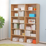 包邮现代简约自由组合书柜宜家韩式实木置物架简易书架带门储物柜