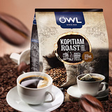 越南进口OWL猫头鹰研磨系列袋泡二合一特浓咖啡乌400g