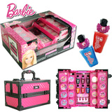 正品芭比儿童化妆品彩妆套装礼盒小女孩表演 芭比娃娃甜甜屋套装
