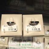 香港代购 周生生专柜正品 Pt990足铂金 戒指 光面 白金情侣对戒