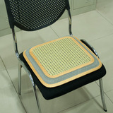 椅座垫钢丝弹簧塑料仿腾网凉垫卖垫翁夏季透气坐垫办公电脑椅垫轮