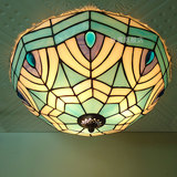 欧式地中海吸顶灯 LED简约温馨卧室灯田园过道阳台创意贝壳吸顶灯