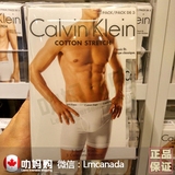直邮加拿大代购Calvin klein正品男士ck透气平角内裤短裤 三条装