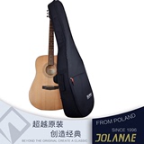 JOLANAE包邮民谣吉他包40/41/42寸双肩加厚木吉他包黑色简约正品