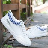 新款白色透气男士板鞋韩版潮流低帮运动鞋青少年学生休闲鞋潮男鞋