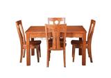 海南海口家具实木橡木餐桌828长型餐桌实用简约餐台经济型西餐桌