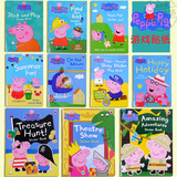 粉红猪小妹互动贴纸书 英文原版Peppa Pig佩佩小猪 幼儿童贴贴画