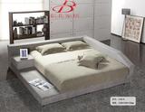 工厂直销价包邮布艺床软体床双人床实木框架艺术风格型韩式异形