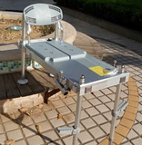 aq钓台新款宽版铝合金大钓台钓椅可折叠 加厚20板材