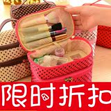 4618 化妆包韩国专业大容量化妆箱手提防水化妆品收纳箱女韩版