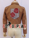 特价 Cosplay服装 进击的巨人 COS 驻村兵团 单外套 玫瑰花