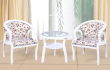 桌椅三件套组合欧式户外家具套装现代简约庭院咖啡厅阳台茶几桌子
