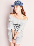 夏季韩版女装大码胖mm宽松短袖女T恤蝙蝠衫袖短裤休闲运动套装