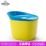 科罗恩创意简约汤盒 微波密封圆形单层保温碗粥碗带盖塑料便当盒