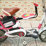 新品电动车自行车儿童前置座椅承重60斤 可折叠宝宝安全座椅简易