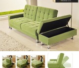 家具 沙发床 组合沙发 布艺 沙发 宜家北欧军绿色咖啡色整装