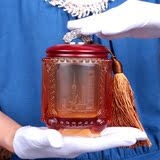 上海风光标志琉璃茶叶罐摆件送朋友领导客户特色实用工艺纪念礼品