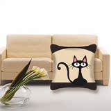 春天十字绣天猫抱枕猫新款客厅十字绣画沙发抱枕动物系列家居枕头